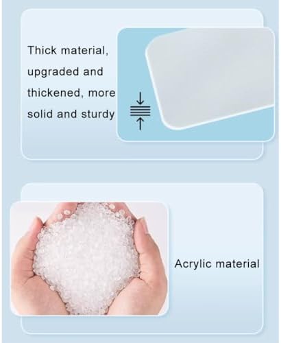 Acrylic Frosted Privacy Screen Divider, Portable Desk Panel for Workstations, Clear Visual Distraction Barrier, Office/School Use, 100x30cm (39.4x11.8in)