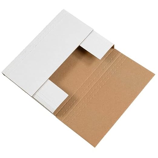 Tape Logic TLM38261 Jumbo Fold-Over Mailer, 38" x 26" x 1", White (Pack of 20)