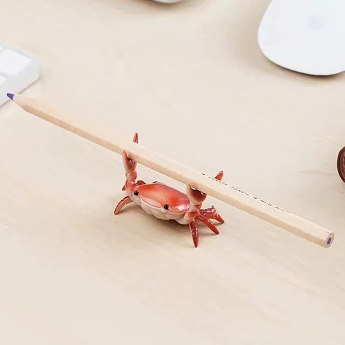 Crab Pen & Pencil Holder for Desk — Blue