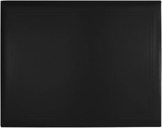 GraduationMall 8.5"x11" Smooth Padded Diploma Cover Certificate Holder Black,1-Pack