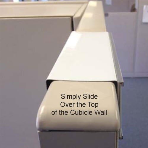 Quality Aluminum, Changeable Cubicle Nameplate Holder, Satin Silver Base, and Matte Black Name Plate Holder, Guaranteed Not to Crack (2.5" Depth)