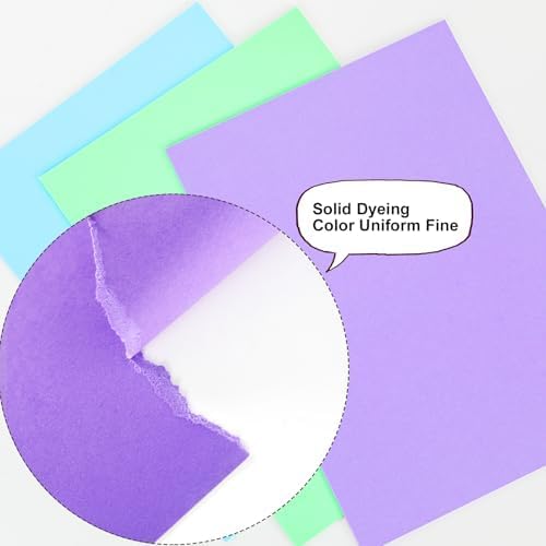 Construction Paper, 40 Sheets 8.5 x 11 Inches, 180GSM Green Card Stock, Colored Craft Paper Bulk for School, Crafts, Scrapbooking, DIY Card Making, Office Printing