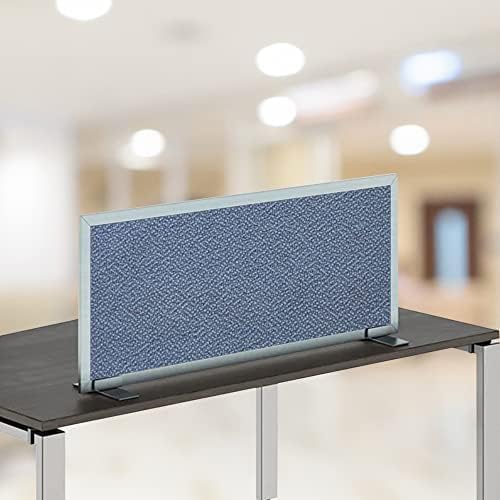 OBEX Acoustical Free Standing Privacy Screen, Cubicle Accessories Desk Privacy Panel, Desk Dividers for Office, Office Furniture Partitions Portable Sound Proof Dividers, 24" x 48", Twilight