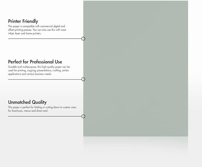 LUXPaper 8.5" x 11" Paper (Gray, Letter)