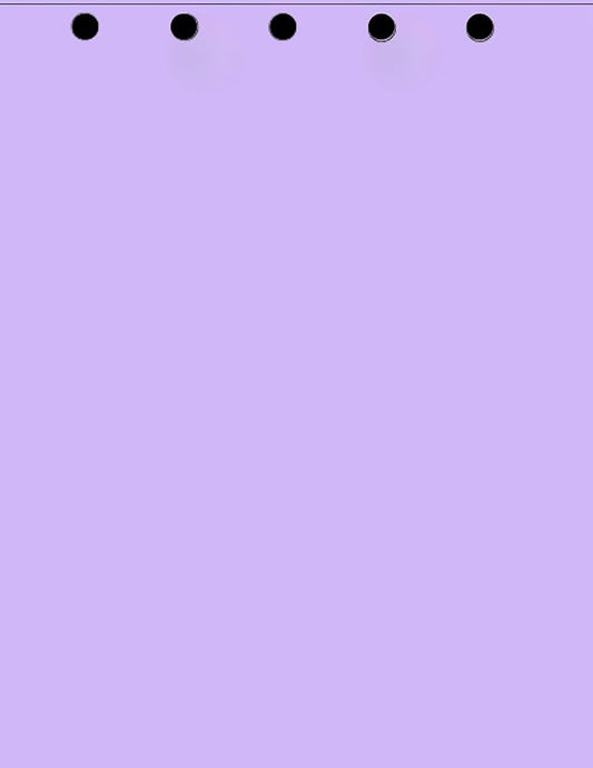 Limited Papers(TM) Writing and Copy Paper, 75 GSM, Variation of Colors 8.5" x 11", 5 Hole Top-Punched, 20 Pound Text, 500 Sheets Per Ream. (2500, Lavander/Orchid)
