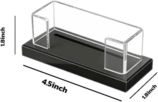 xxikhhhhikxx.Professional Business Card Holders - 2 Pack.Clear Desktop Display Stand for Organized Office, Reception & Networking Events, Durable & Stylish Card Organizer.