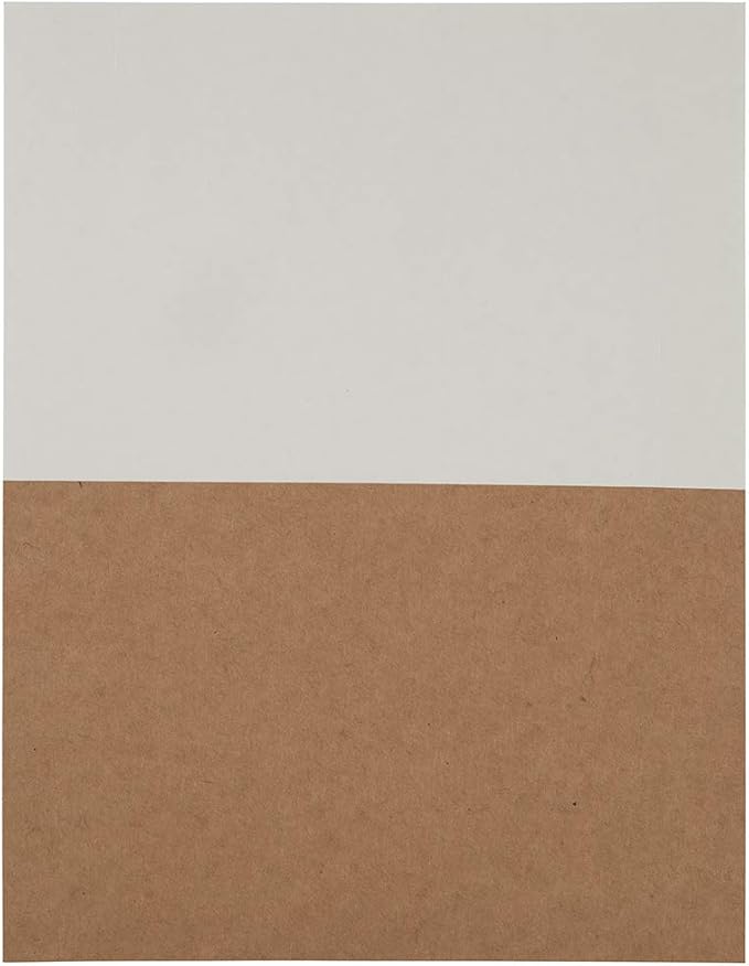 JAM PAPER Shipping Labels (Brown, 2x8)