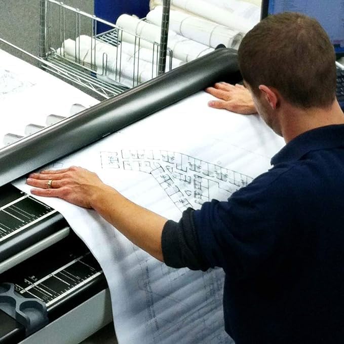 Limited Papers Engineering White Bond | Professional Quality with 34" x 500' Paper Rolls (2 Rolls/Box, 3" Core), Ensuring Precision and Quality Prints,
