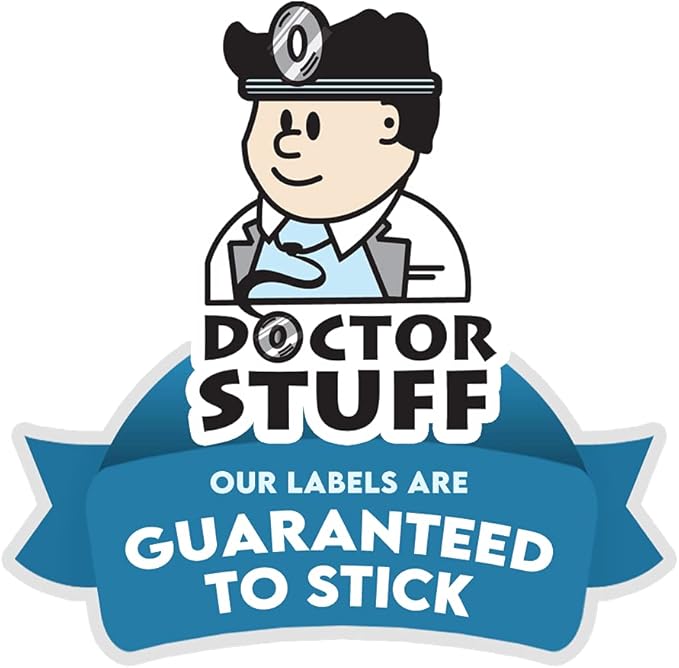 2026 Year Stickers, Doctor Stuff 2026 Chart Stickers, Orange/Black Color Coded, Arden Style, USA Made Year Labels for End Tab File Folders, 500/Roll, 1 Roll, 3/4" x 1-1/2"