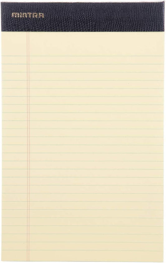 Mintra Office Legal Pads - ((PREMIUM CANARY 6pk, 5in x 8in, NARROW RULED))