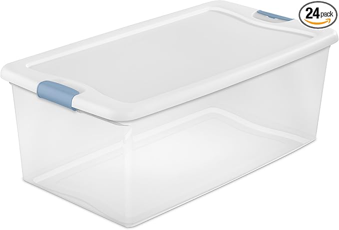 Sterilite 24-Pack Latching Box