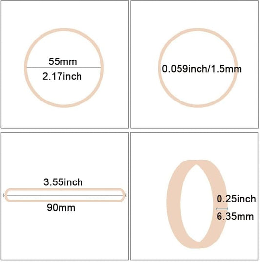 AMUU Rubber Bands Size #64 about 0.5 lb 110pcs Tactical Rubber Bands for Office Supplies School Home Elastic Bands