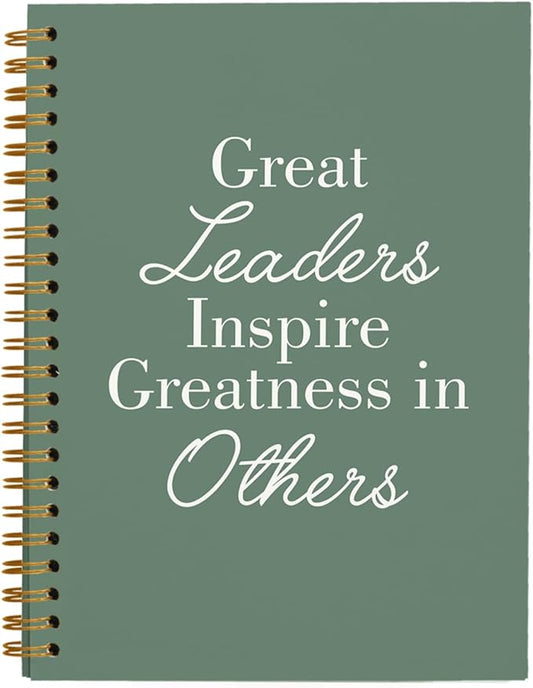 OXW Green Notebooks for Work, Employee Appreciation Gifts, Leadership Gifts Notebook Journal for Writing Meeting Office, Thank You Gifts for Women Men Leader Mentor Boss Manager, 5.5"x8.3"