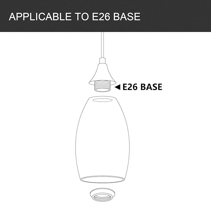 Fixture Replacement Globe Shade,Lampshade for E26 Base 1-5/8 Inch Fitter, Color Art Glass Oval Lampshade Cover for Pendant Kitchen Wall Sconce Chandelier Vanity Light (3, Brown and White)