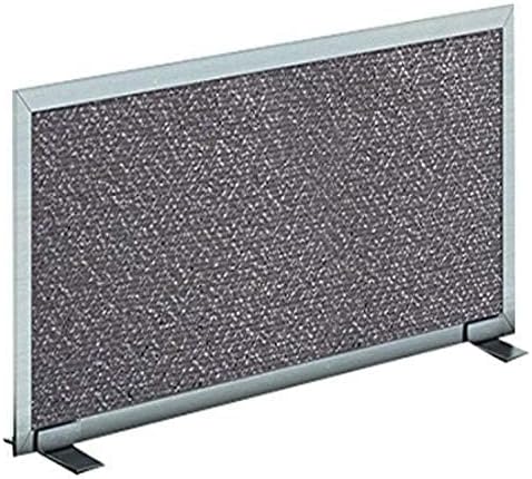 OBEX Acoustical Free Standing Privacy Screen, Cubicle Accessories Desk Privacy Panel, Desk Dividers for Office, Office Furniture Partitions Portable Sound Proof Dividers, 24" x 66", Graphite