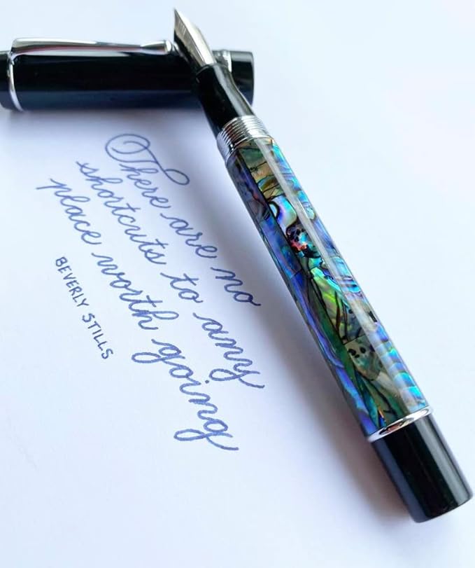 Conklin Duragraph Fountain Pen Abalone Nights - Fine Nib