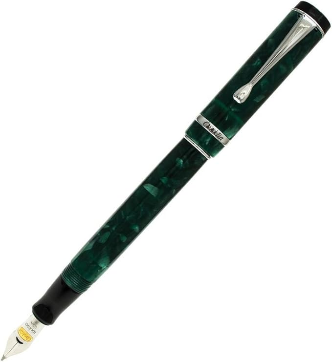 Conklin Duragraph Fountain Pen Forest Green - Stub Nib (Forest Green)
