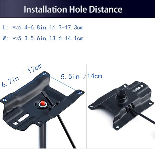 Gjpwyfdc Office Chair Tilt Control Mechanism Replacement 5.5'' X 6.7'', for Executive, Desk and Gaming Chairs