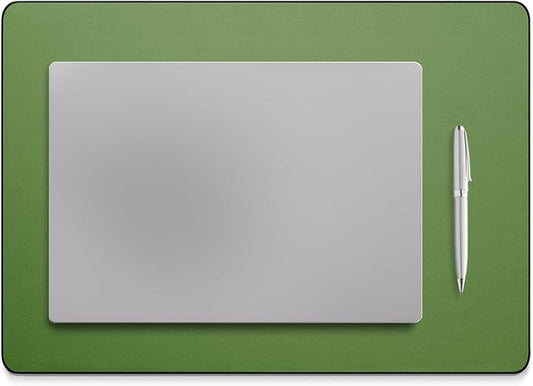 Jotsome Leather Desk Pad Mat, Non-Slip Desk Blotter Pad - Desk Protector for Office, Home, Lap Desk, Laptop, and Desktop, Gift for The Holidays (Forest Green, 17" x 12")