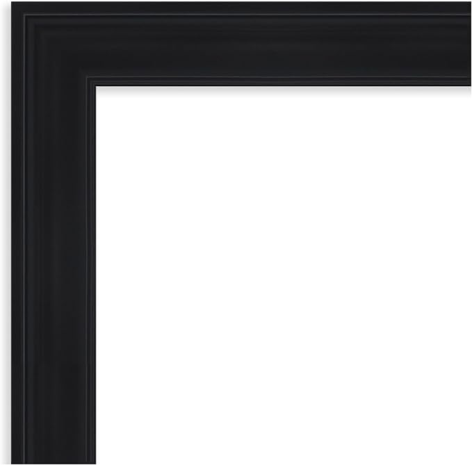 Amanti Art Black Framed Magnetic Board 17x17 X-Small Vision Board for use with Magnets, 100% Metal Sheet to Display Items as Office Decor or for Home Organization in mudroom, Kitchen or Kids Room