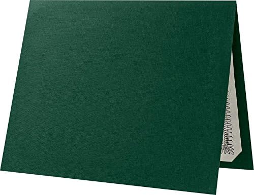LUXPaper 9.5" x 12" Certificate Holders (Green)