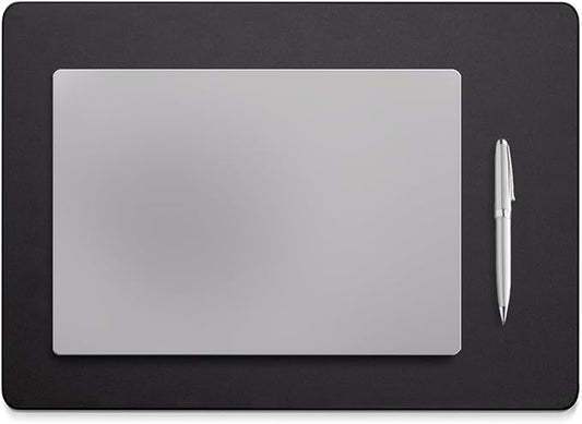 Jotsome Leather Desk Pad Mat, Non-Slip Desk Blotter Pad - Desk Protector for Office, Home, Lap Desk, Laptop, and Desktop, Gift for The Holidays (Black, 17" x 12")