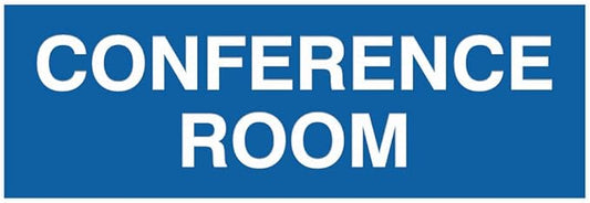 Signs ByLITA Basic Conference Room Sign (Blue) - Large