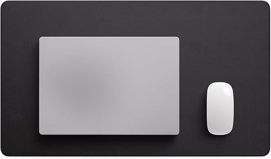 Jotsome Leather Desk Pad Mat, Non-Slip Desk Blotter Pad - Desk Protector for Office, Home, Laptop, and Desktop, Gift for The Holidays (Black, 24" x 14")