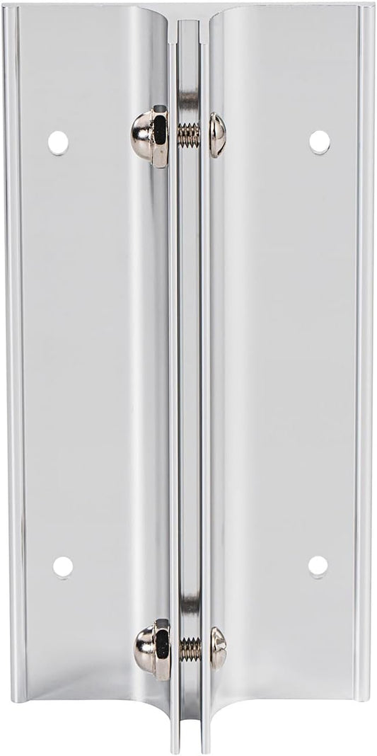 10 Pack 6" Length Aluminum Corridor Sign Holder, 1/8" Substrate, Corridor Mount, Minimalist Design for Versatile Signage