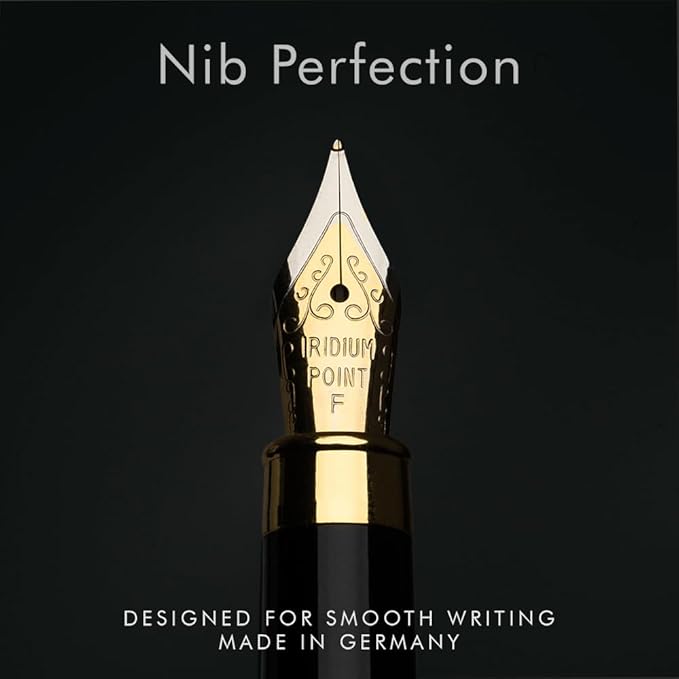Wordsworth & Black Fountain Pen Set (Black)