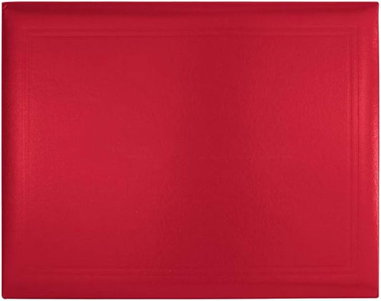 GraduationMall 8.5"x11" Smooth Padded Diploma Cover Certificate Holder Red,1-Pack