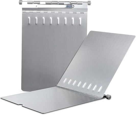 ROCOFF Metal Clipboard, Aluminum Heavy Duty Clipboard with Cover, Rust Proof & Protect Documents from Spilled Liquid, Letter Size Paper Holder with High Capacity Clip, Greate for Business or Study