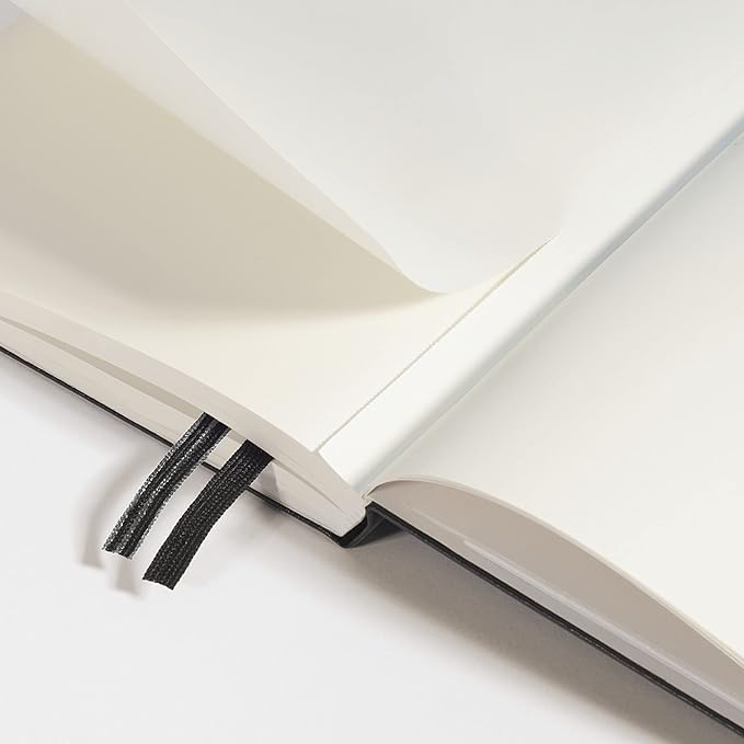 LEUCHTTURM1917 - Notebook Hardcover Master Slim A4+ - 123 Numbered Pages for Writing and Journaling (Sage, Ruled)