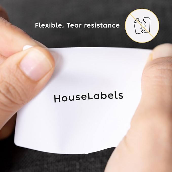 HOUSELABELS 2.25" x 1.25" Address Labels on 1" Core in Polypropylene Compatible with Zebra and Rollo Printers, 20 Rolls / 1,000 Labels per Roll