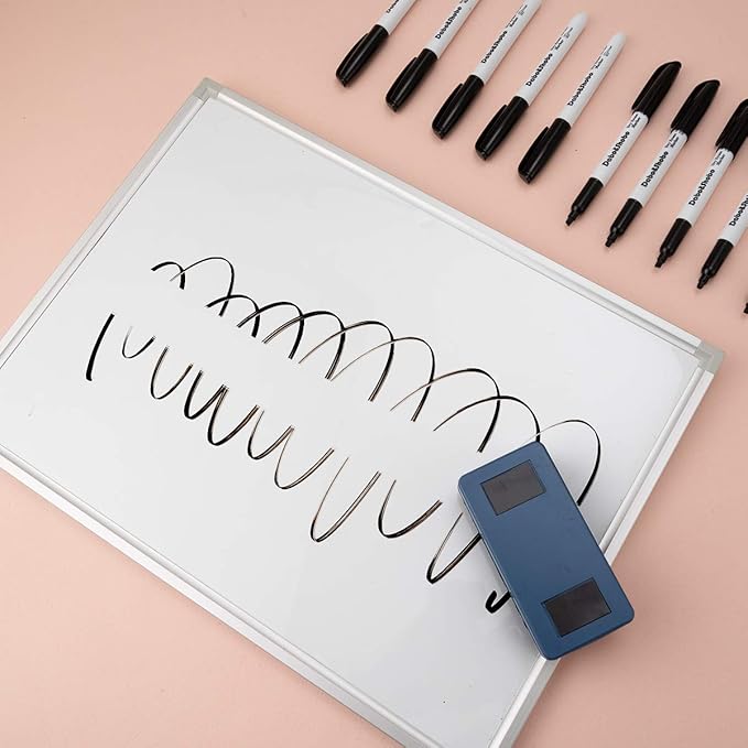 Dabo&Shobo Dry Erase Markers (Black, 80 Count)
