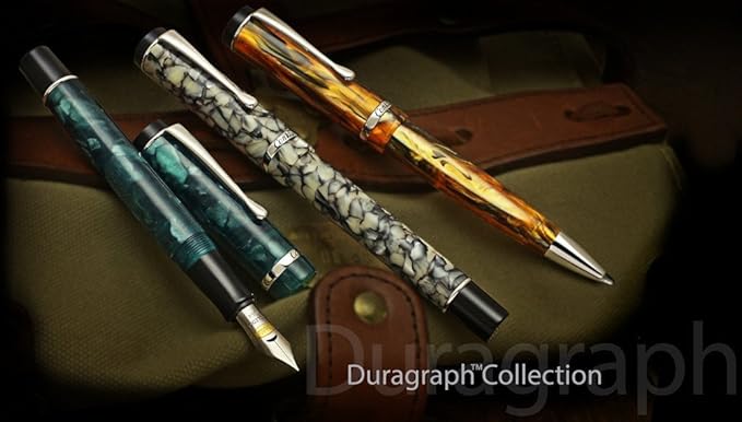 Conklin Duragraph Fountain Pen Forest Green - Stub Nib (Forest Green)