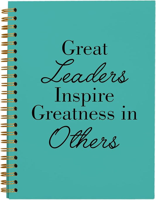 OXW Green Meeting Notebooks for Work, Leadership Gifts Office Work Notebook Journal for Writing Note Taking, Thank You Gifts for Women Men Leader Boss Mentor Principal Manager, 5.5"x8.3"