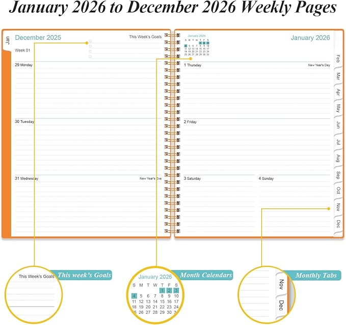 2026 Planner (Orange)