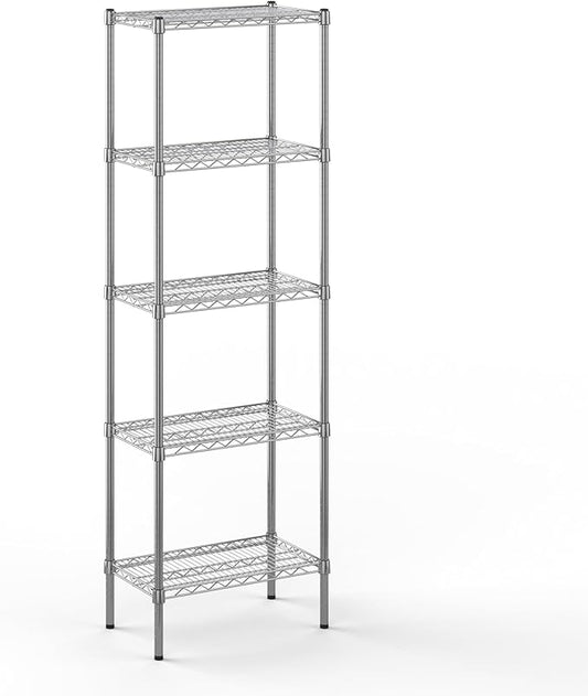 Regal Altair 14" Deep x 24" Wide x 74" Height Wire Shelving Kit | 5-Tier | NSF Commercial Storage Rack Unit