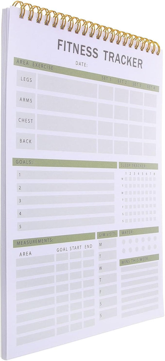 CIYODO Fitness Journal Notebook Workout Planner with Daily Training Schedule and Yearly Fitness Tracker for Exercise Planning and Progress Tracking