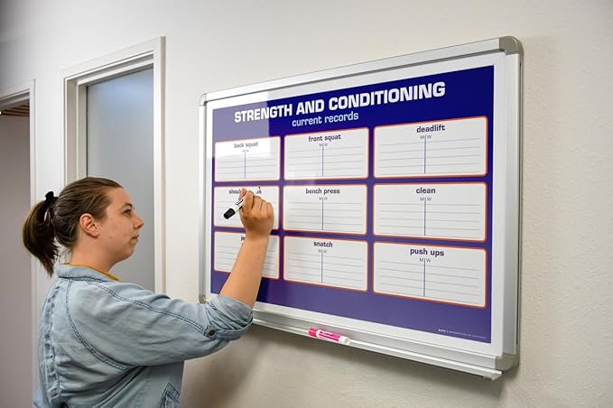 Strength and Conditioning Whiteboard 48" x 36"