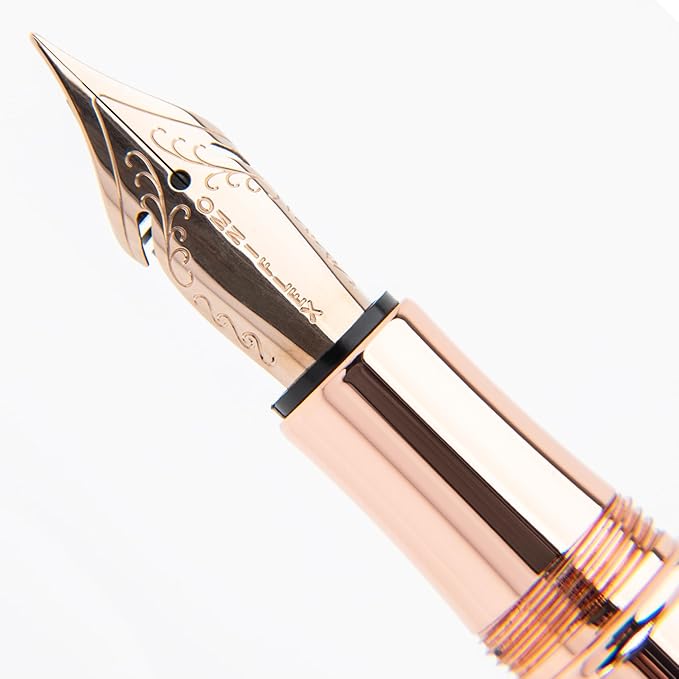 Conklin Endura Deco Crest Fountain Pen in Blue (Blue)