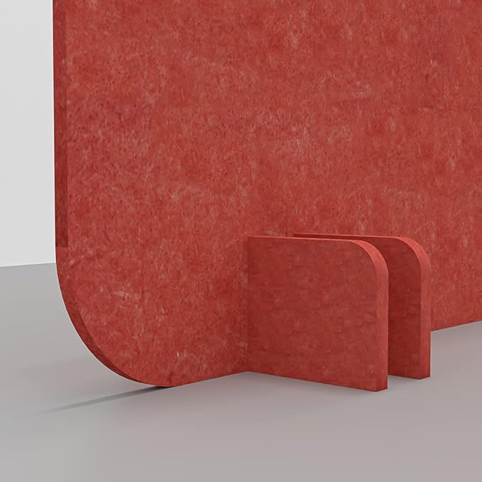 Escape 12" Freestanding Desk Divider | Eco-Friendly Acoustic Privacy Screen | Noise Reducing Desk Partition | 23" Wide | Emerald Green