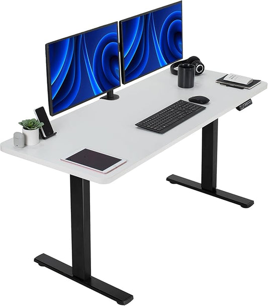 VIVO Electric 60 x 24 in Standing Desk (White, 60x24in)