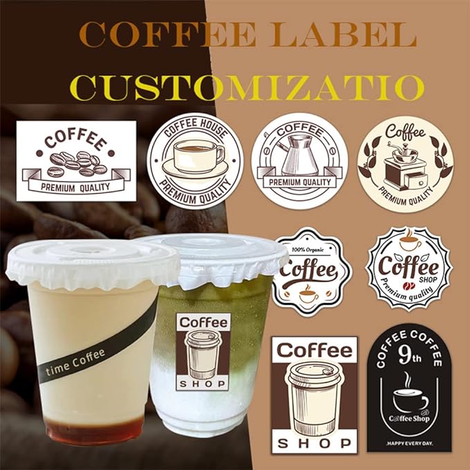 Custom 100,150pcs Personalized Stickers with Any Design Image Logo Text for Business, Thank You Labels, 1/2/3/4 inch (Flower)