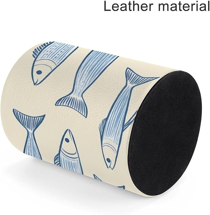 Office Prime Sardine Fish Leather Pencil Holder