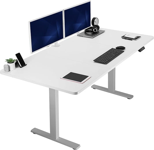 VIVO Electric 71 x 36 in Standing Desk (White, 71x36in)