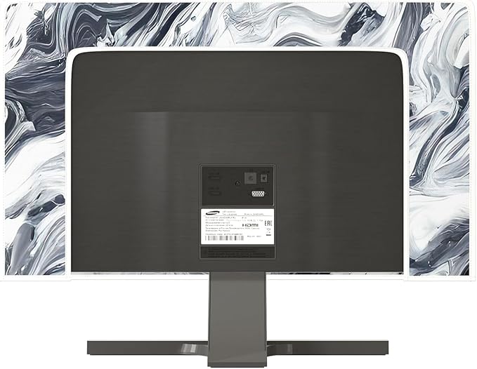 Baocicco Abstract Gray Marble Waterproof 70 Inch Television Cover Anti-Static Dustproof Protective Television Covers for TV Screen Abstract Modern TV Dust Cover for Home LED LCD OLED TVs