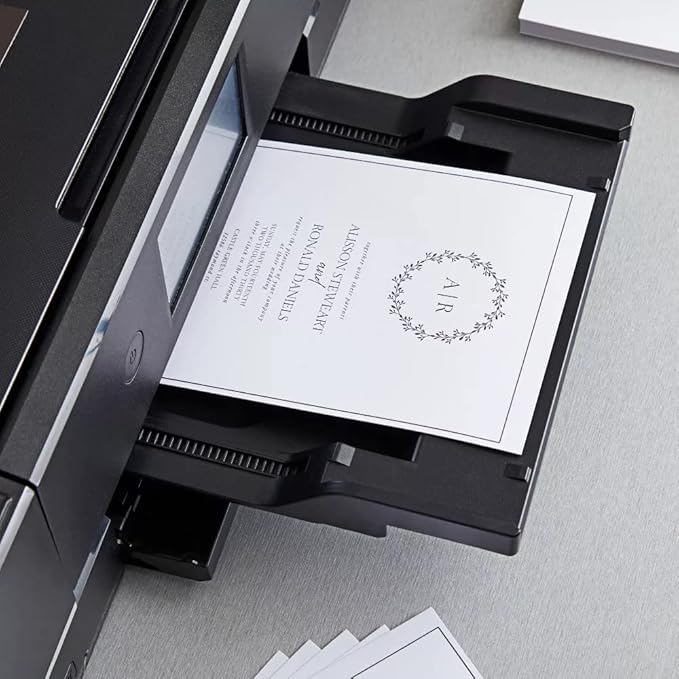 Reskid White Cardstock Thick Paper - Blank Heavy Weight 110 lb Cover Card Stock - 100 Pack (6x9, Inches)