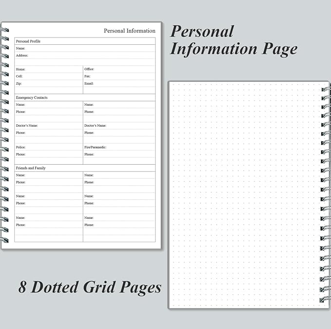 Daily Planner Undated (Grey, B5)